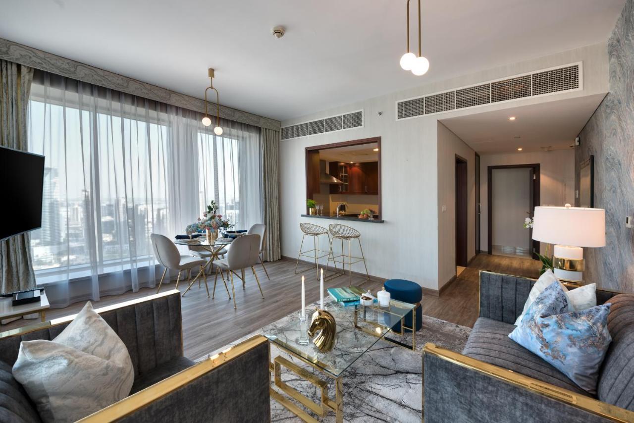 Durrani Homes - Designer 2Br Apt With Stunning Burj Khalifa And Fountain View Дубай Екстериор снимка