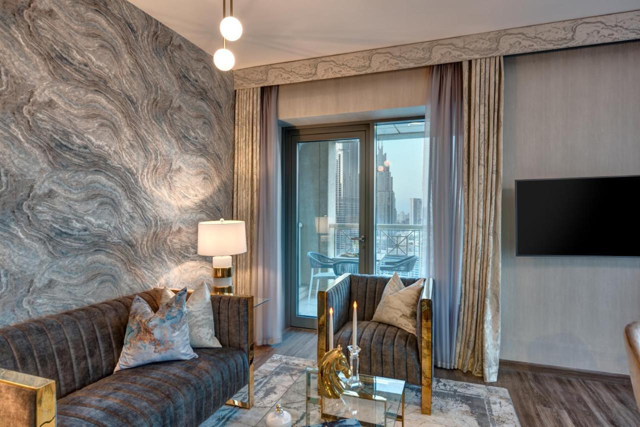 Durrani Homes - Designer 2Br Apt With Stunning Burj Khalifa And Fountain View Дубай Екстериор снимка
